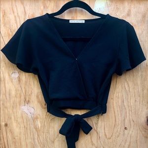 Black Crop Top